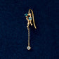 [Solo Earring] 18K/10K "Geminid Meteor Shower" Clipper Wire Single Earring (Yellow Gold) - Product Image
