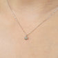 10K Diamond Aldebaran Necklace (White Gold) - Model Image