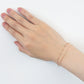 10K Rose Gold Double Bracelet - Model Image