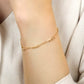 18K Yellow Gold Double Bracelet - Model Image