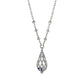 [Pannier] 10K Chandelier Necklace (White Gold) - Product Image