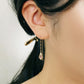 [Pannier] 18K/10K Chandelier Earrings (Yellow Gold) - Model Image