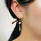 [Pannier] 18K Akoya Pearl Elegant Earrings (Yellow Gold) - Model Image