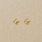 [Second Earrings] 18K Mini Flower Earrings (Yellow Gold) - Product Image