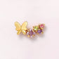 [Solo Earring] 18K/10K Butterfly Single Earring (Yellow Gold) - Product Image