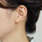 [Solo Earring] 18K/10K Butterfly Single Earring (Yellow Gold) - Model Image