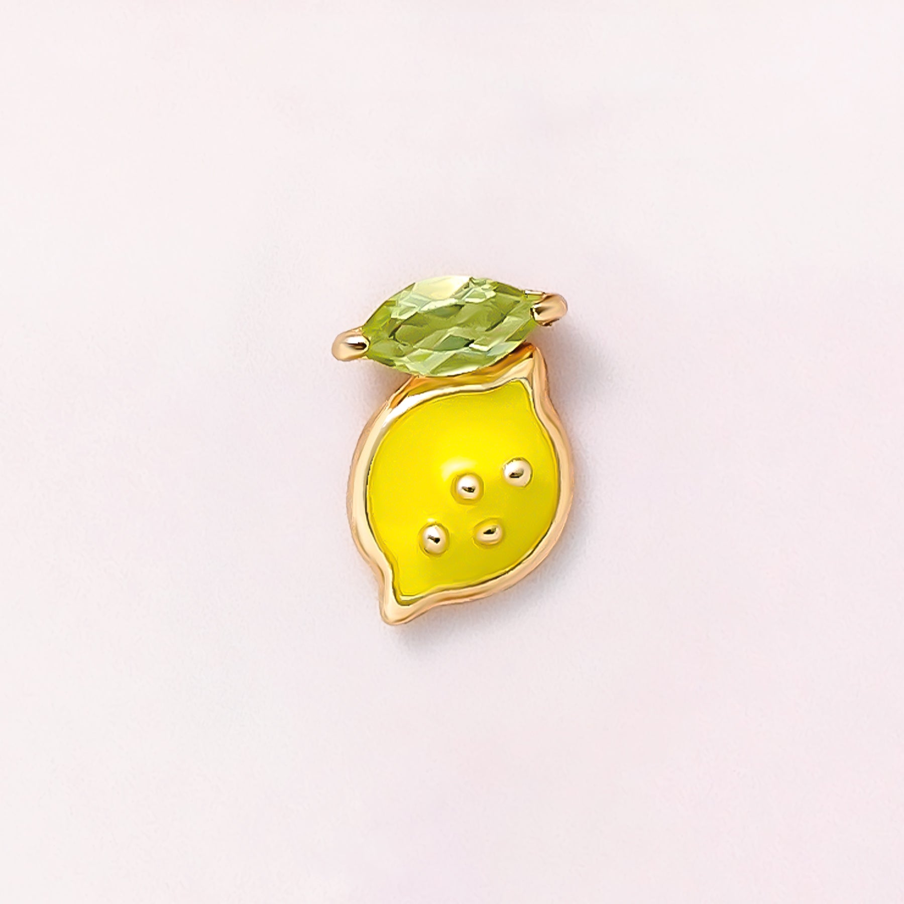 [Solo Earring] 18K/10K Lemon Single Earring (Yellow Gold) - Product Image