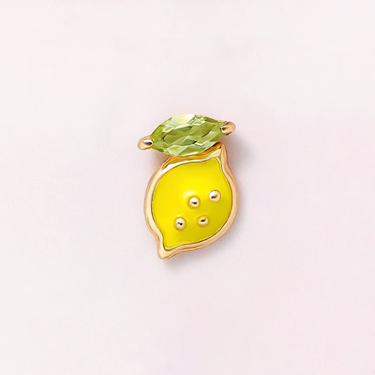 [Solo Earring] 18K/10K Lemon Single Earring (Yellow Gold) - Product Image