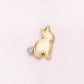 [Solo Earring] 18K/10K Rabbit Single Earring (Yellow Gold) - Product Image