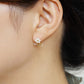 [Solo Earring] 18K/10K Clematis Single Earring (Yellow Gold) - Model Image