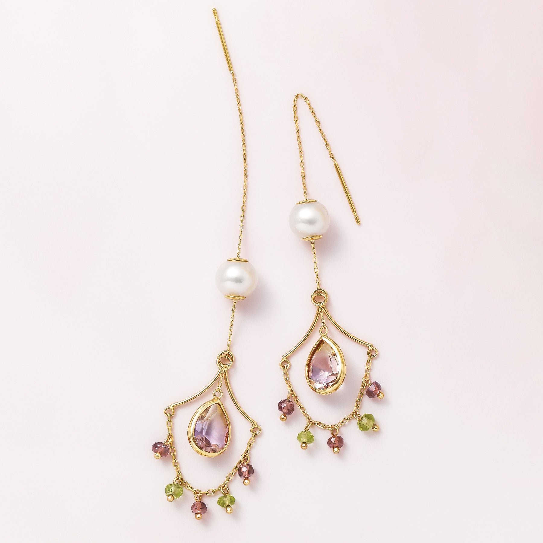 Thread Earring Yellow 18K/10K Multiway Threader Earrings (Yellow Gold) – TAKE-UP Jewelry