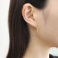 Gold Filled Twisted Hoop Earrings - Model Image