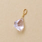 10K Light Amethyst Necklace Charm (Yellow Gold) - Product Image