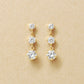 10K Gradation Dangle Earrings (Yellow Gold) - Product Image