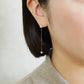 10K Star Long Dangle Earrings (Yellow Gold) - Model Image