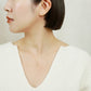 18K/10K Freshwater Pearl Flower Stud Earrings (Yellow Gold) - Model Image