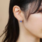 [Birth Flower Jewelry] September Gentian Earrings - Model Image