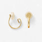 [Palette] 10K Yellow Gold Airy Clip-On Base Earrings - Product Image
