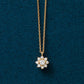 18K Yellow Gold Diamond Necklace "Lumiere" - Product Image