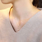 10K Yellow Gold Freshwater Pearl Mill Square Necklace - Model Image