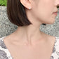 18K / 10K Yellow Gold Tanzanite Circle Earrings - Model Image