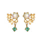[Birth Flower Jewelry] October Fragrant Olive Earrings - Product Image