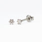 [Second Earrings] Platinum Diamond Earrings 0. 14ct - Product Image