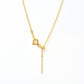 [Palette] 10K Yellow Gold Slide Pin Chain Necklace - Product Image