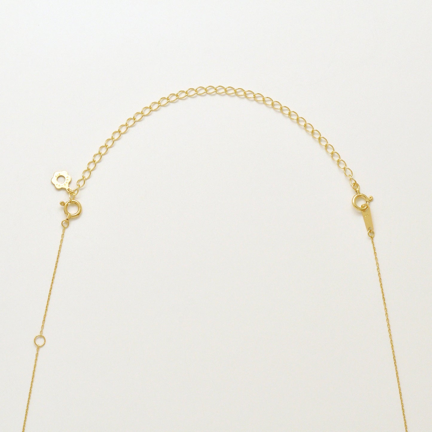 10K Long Chain Adjuster 10cm (Yellow Gold) - Product Image
