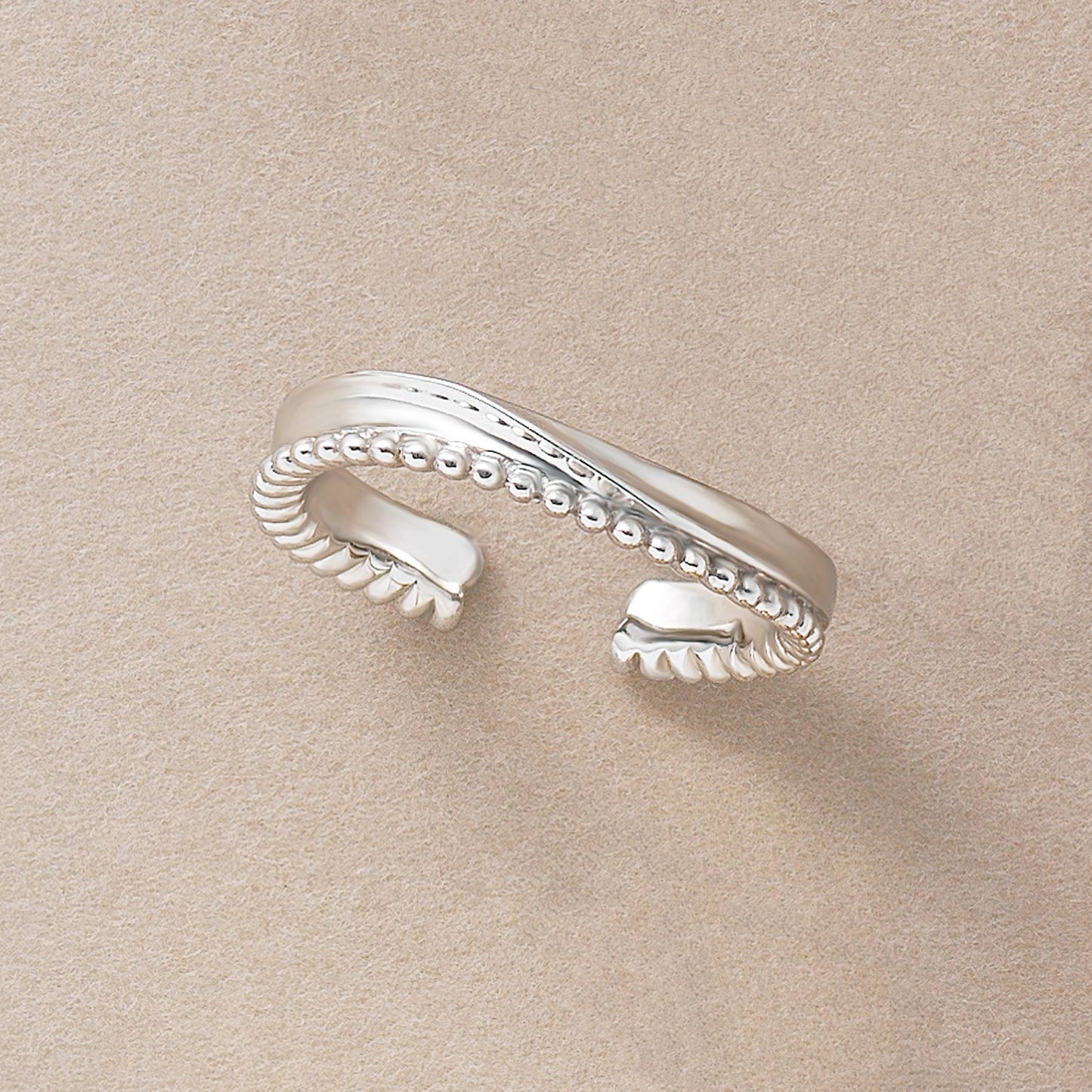 Silver Earring Cuff - Product Image