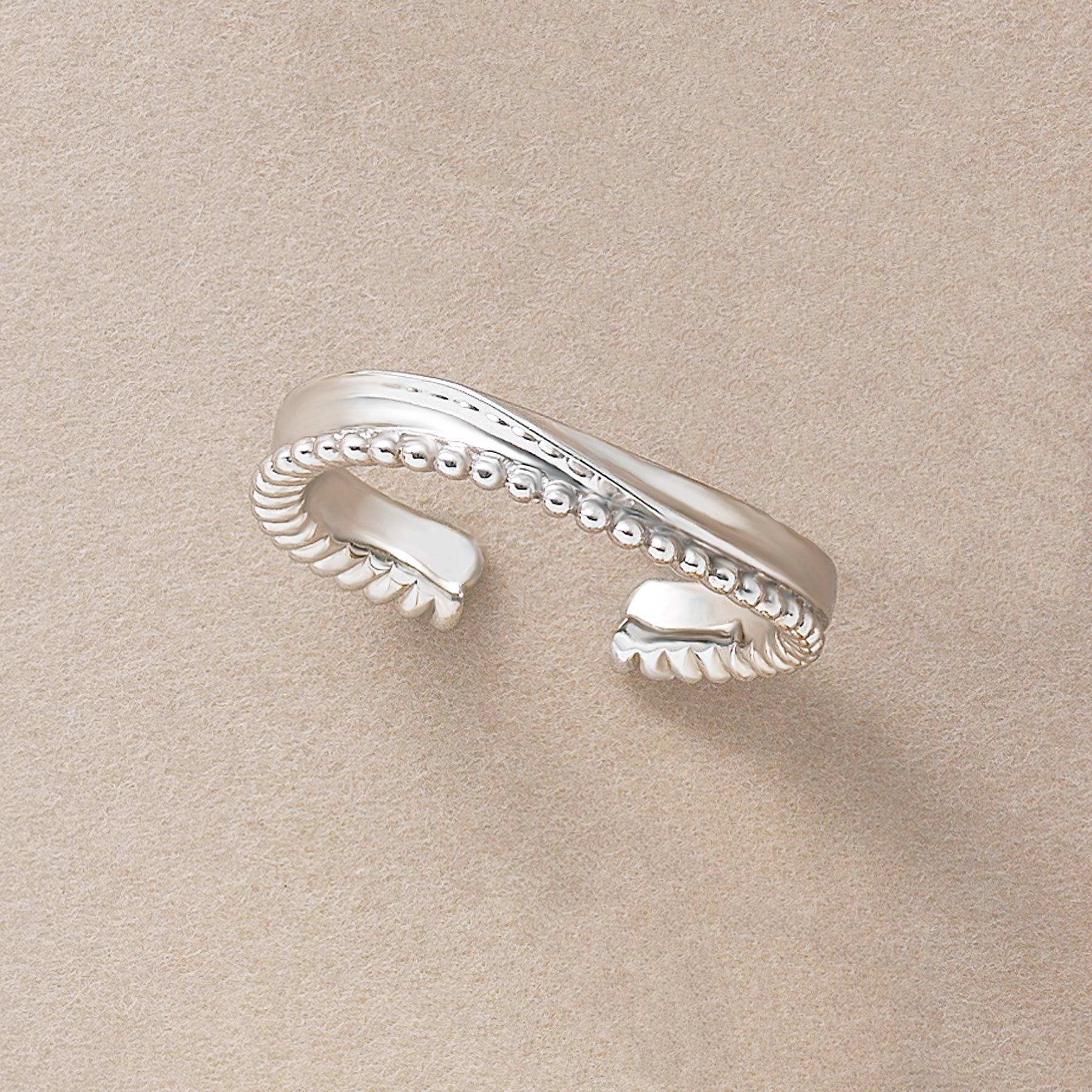 Silver Earring Cuff - Product Image