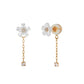 [Birth Flower Jewelry] April Cherry Blossoms Earrings (Rose Gold) - Product Image