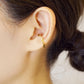 925 Sterling Silver Ear Cuff - Model Image