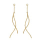 [Palette] 10K Yellow Gold Glittering Twisted Charms - Product Image