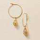 [Pannier] 18K/10K Yellow Gold Floating Cubic Zirconia Earrings - Product Image