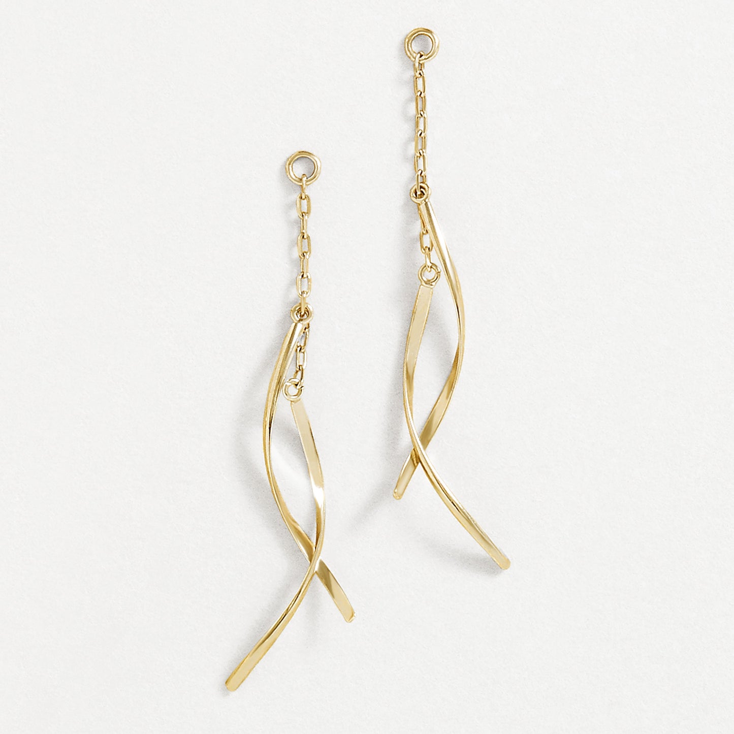 [Palette] 10K Yellow Gold Twisted Charms - Product Image