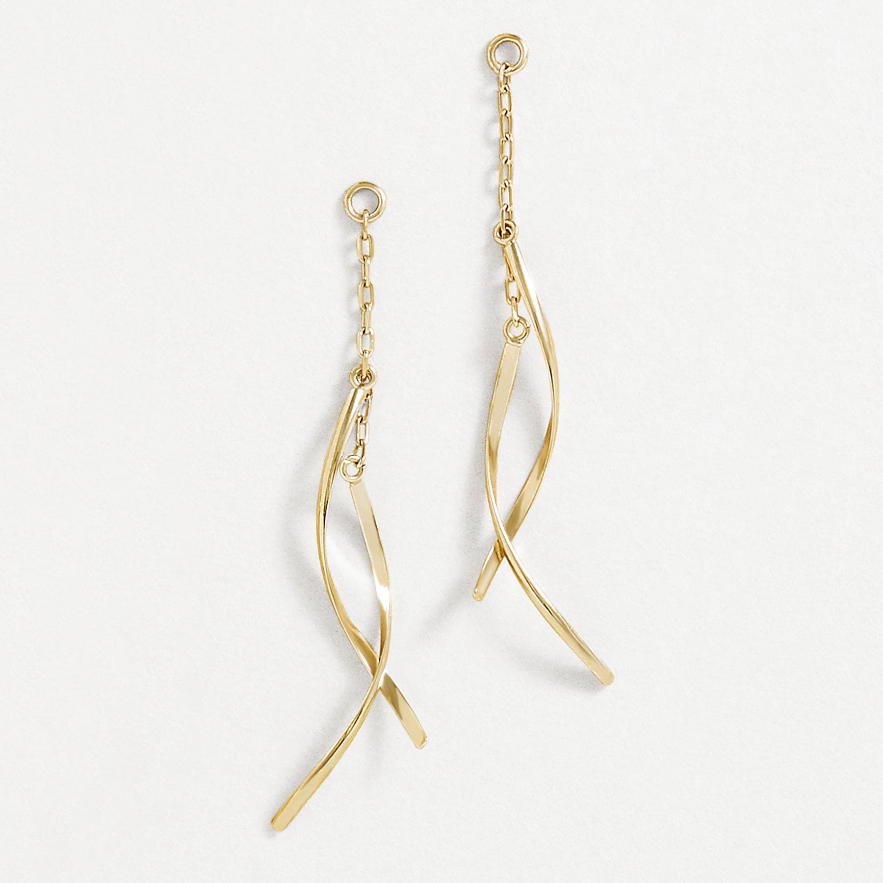 [Palette] 10K Yellow Gold Twisted Charms - Product Image