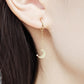 [Palette] 18K Yellow Gold Moon Star Earring Charms - Model Image