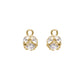 [Palette] 18K Yellow Gold Glittering Earring Charms - Product Image
